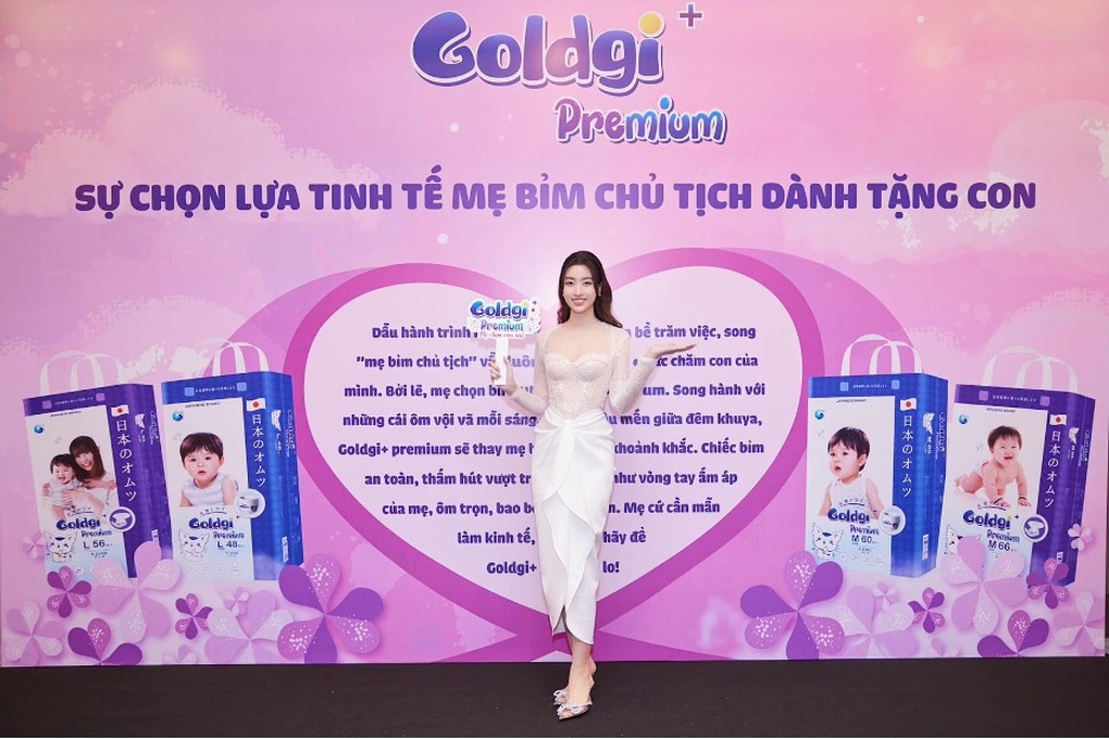Hoa hậu Đỗ Mỹ Linh trở thành đại sứ thương hiệu cho nhãn hàng bỉm Nhật Goldgi - 3 Hoa hậu Đỗ Mỹ Linh trở thành đại sứ thương hiệu cho nhãn hàng bỉm Nhật Goldgi - 3