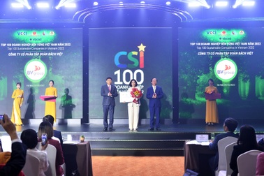 BV Group 4 năm liên tiếp vào top 100 "Doanh nghiệp bền vững"