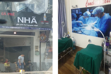 Cơ sở phẫu thuật thẩm mỹ vùng kín trá hình trong… quán cà phê