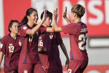 Đội tuyển nữ Thái Lan thắng Campuchia 7-0 ở giải Đông Nam Á