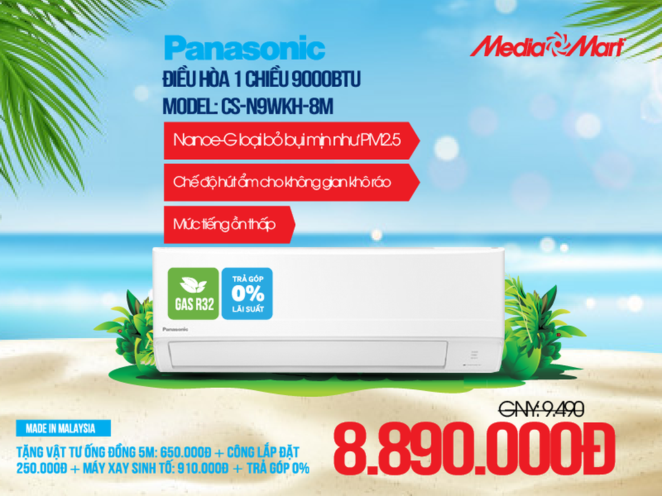 Top 5 điều hòa lọc không khí Panasonic đáng mua nhất - 1 Top 5 điều hòa lọc không khí Panasonic đáng mua nhất - 1