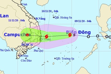 Áp thấp nhiệt đới trên Biển Đông đã mạnh lên thành bão số 12