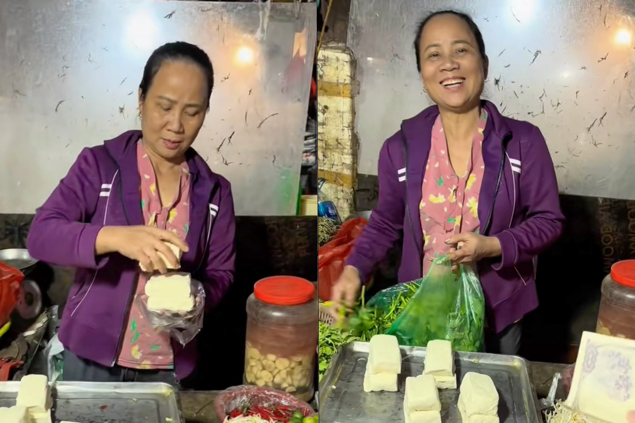 O segredo para reencontrar a mãe após 8 anos: trabalhador vietnamita emociona todo o mercado - 1 Bí mật về gặp mẹ sau 8 năm, lao động Việt khiến cả khu chợ rơi nước mắt - 1