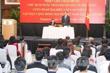 Chủ tịch nước bắt đầu chuyến thăm cấp Nhà nước tới Singapore