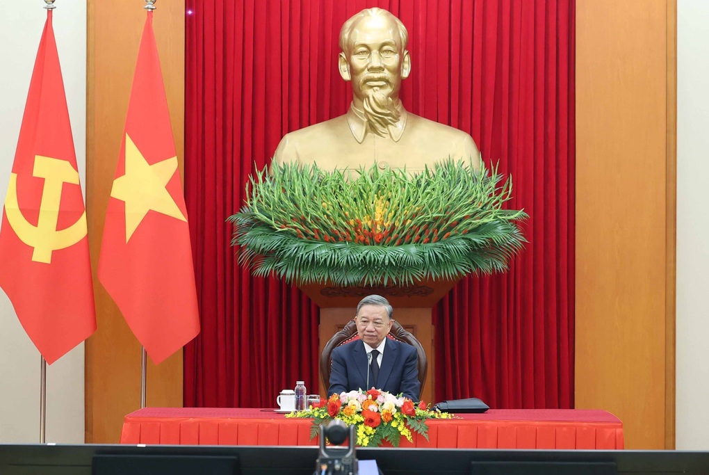 Tổng Bí thư Tô Lâm điện đàm với Chủ tịch Đảng Nhân dân Campuchia Hun Sen - 2 Tổng Bí thư Tô Lâm điện đàm với Chủ tịch Đảng Nhân dân Campuchia Hun Sen - 2
