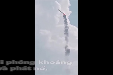 Khoảnh khắc tên lửa tái sử dụng của Trung Quốc gặp sự cố, rơi sau khi phóng