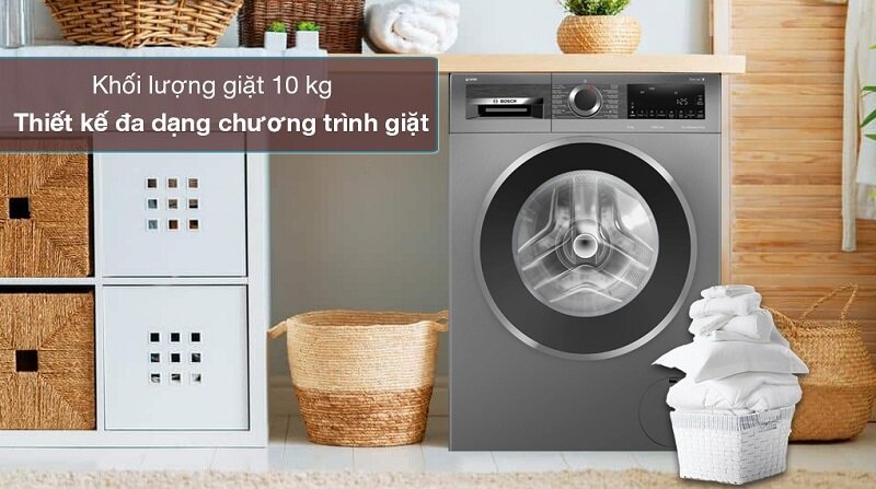 Hướng dẫn sử dụng máy giặt Bosch 10 kg WGG254A0VN từ A tới Z