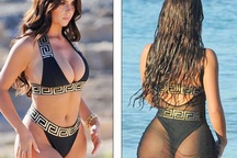 Choáng với vòng một căng tròn của Demi Rose