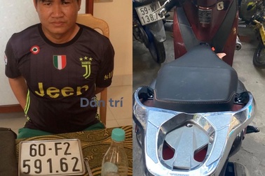 Trinh sát mật phục ở bệnh viện bắt tên trộm xe SH