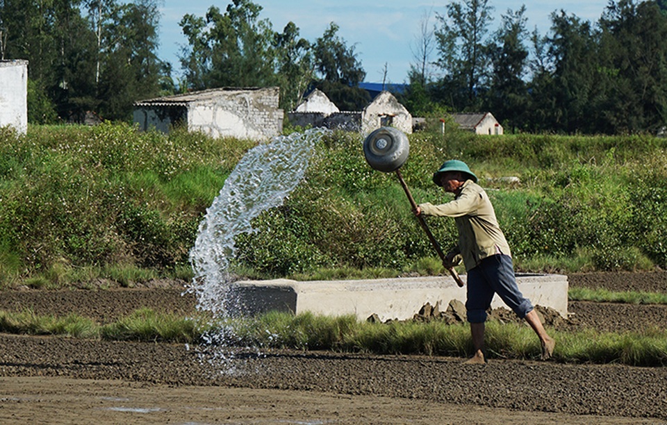 Muối trắng lấp lánh giữa nắng hè mà diêm dân tính ... bỏ nghề - 3 Muối trắng lấp lánh giữa nắng hè mà diêm dân tính ... bỏ nghề - 3