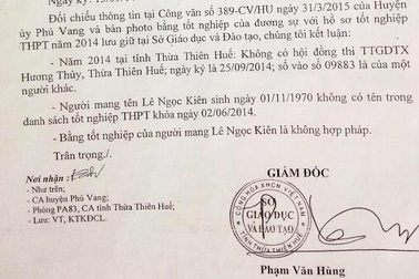 Cách chức lãnh đạo xã dùng bằng tốt nghiệp giả đến… 2 lần