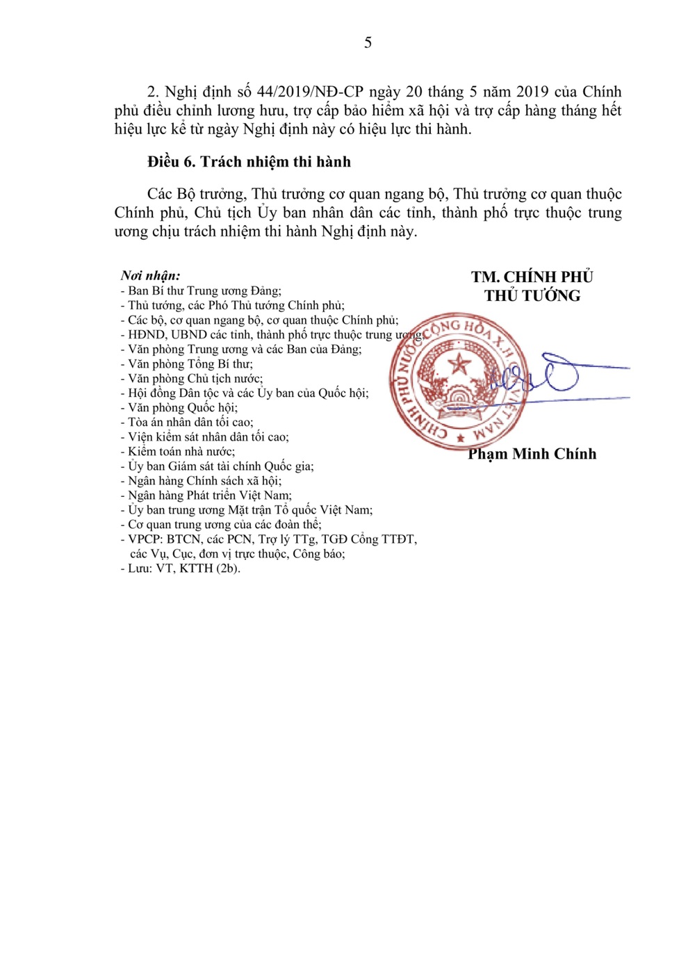 Toàn văn Nghị định về tăng lương hưu, trợ cấp từ 1/1/2022 - 5 Toàn văn Nghị định về tăng lương hưu, trợ cấp từ 1/1/2022 - 5