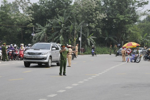 Hơn 1.000 cán bộ chiến sĩ đảm bảo an ninh dịp Giỗ Tổ Hùng Vương