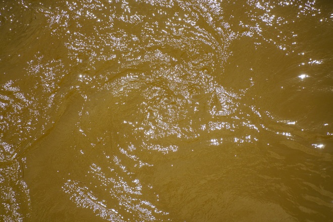 Cảnh hồ thủy điện xả lũ lớn, nước cuộn sóng nhấn chìm bãi giữa sông Hồng - 7 Cảnh hồ thủy điện xả lũ lớn, nước cuộn sóng nhấn chìm bãi giữa sông Hồng - 7