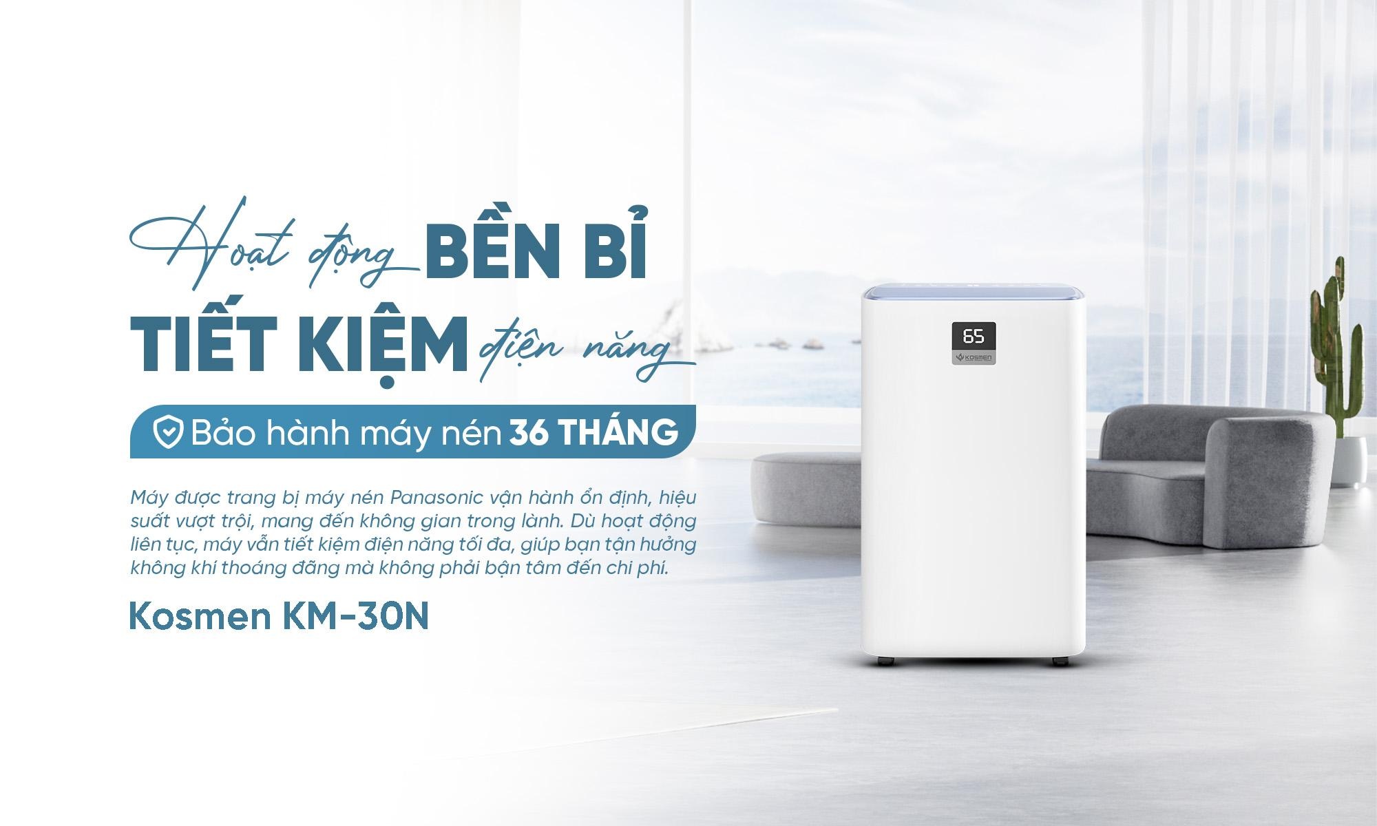 Máy hút ẩm và lọc không khí Kosmen KM-30N: Lựa chọn tinh tế cho gia đình - 4