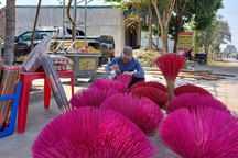 Làng nghề làm hương ở Thanh Hóa "chạy nước rút" ngày cận Tết