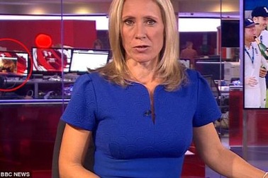 Nhân viên BBC mở phim người lớn trên sóng thời sự