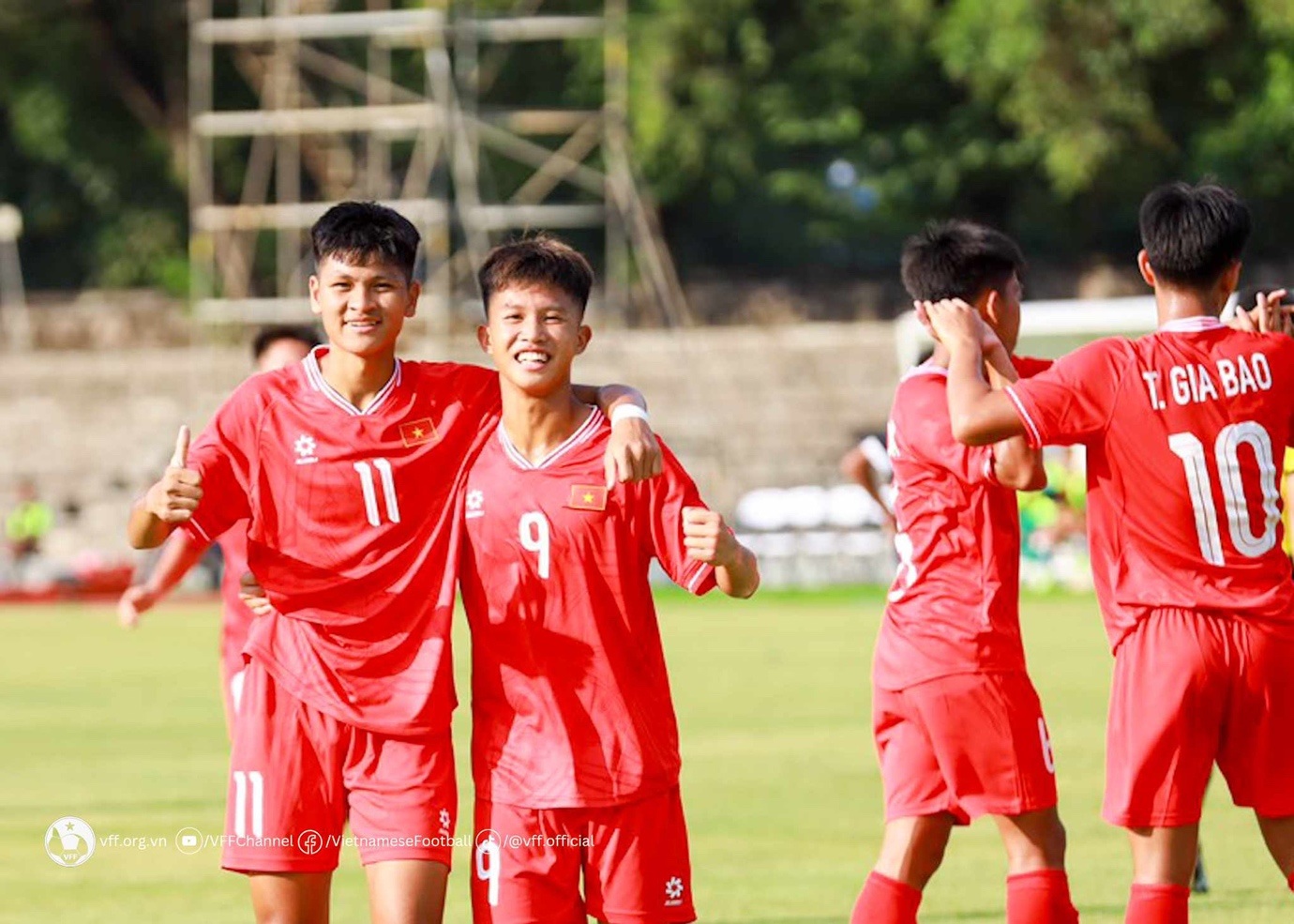 U16 Việt Nam thắng U16 Brunei 15-0 tại giải Đông Nam Á - 4 U16 Việt Nam thắng U16 Brunei 15-0 tại giải Đông Nam Á - 4