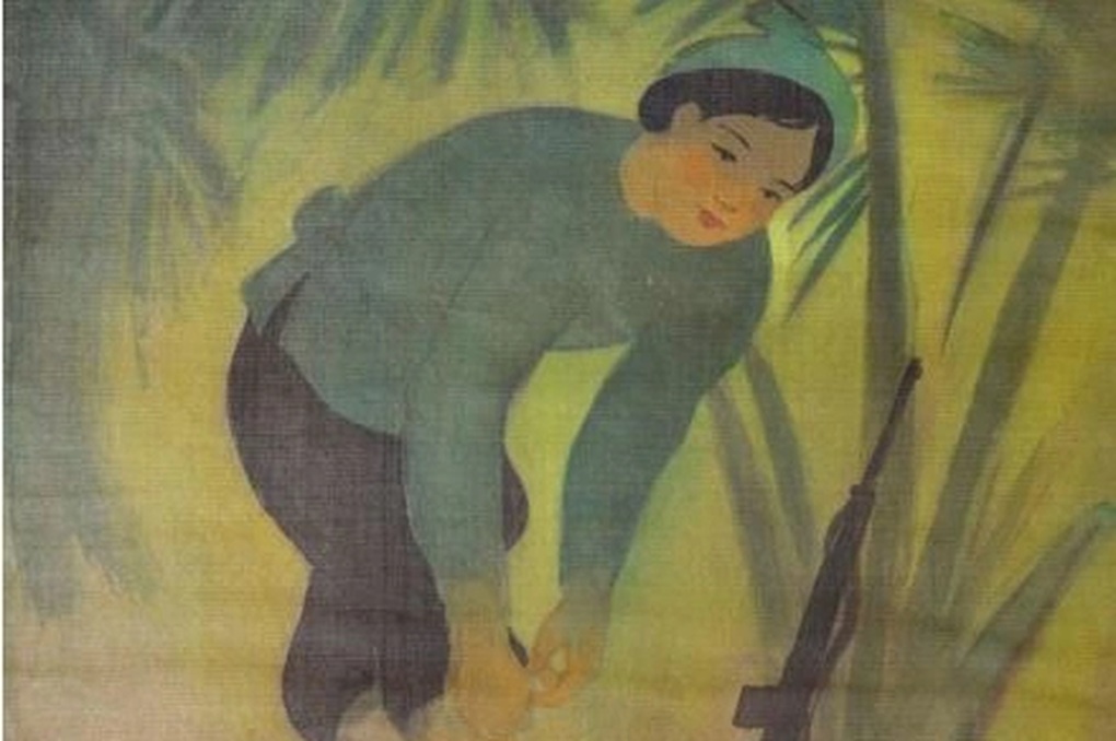 Hình ảnh người lính trong tranh của họa sĩ Huỳnh Phương Đông - 3 Hình ảnh người lính trong tranh của họa sĩ Huỳnh Phương Đông - 3