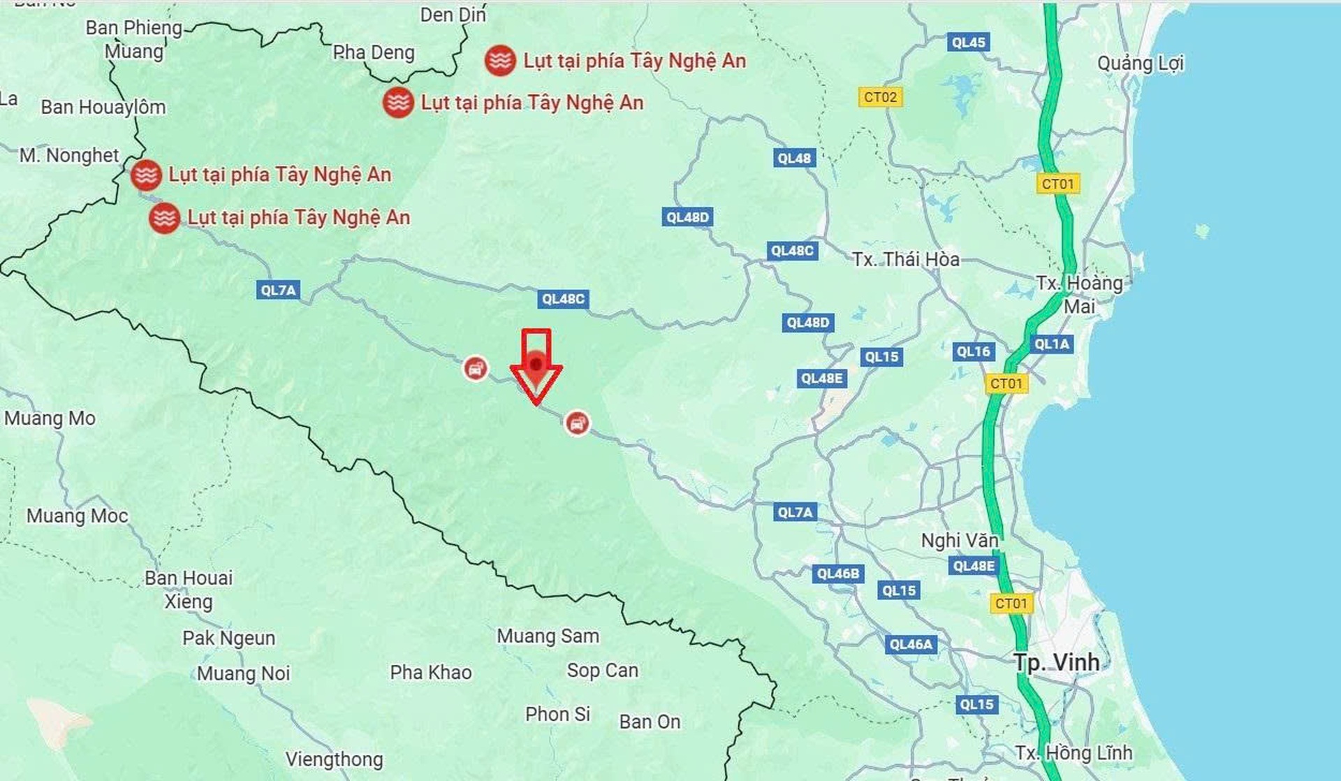 Quốc lộ 7 sạt lở nghiêm trọng, ăn sâu vào tim đường - 11 Quốc lộ 7 sạt lở nghiêm trọng, ăn sâu vào tim đường - 11