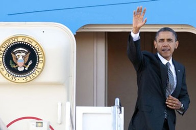 Tổng thống Obama khởi hành công du Đông Nam Á