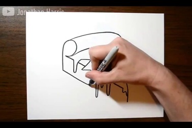 Những bức tranh được vẽ từ chữ viết cực độc đáo