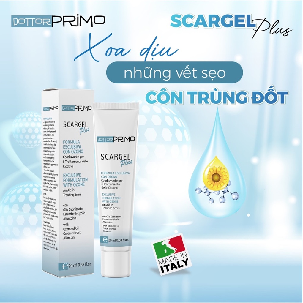 Làm mờ sẹo côn trùng cắn với gel Scargel Plus - 1 Làm mờ sẹo côn trùng cắn với gel Scargel Plus - 1
