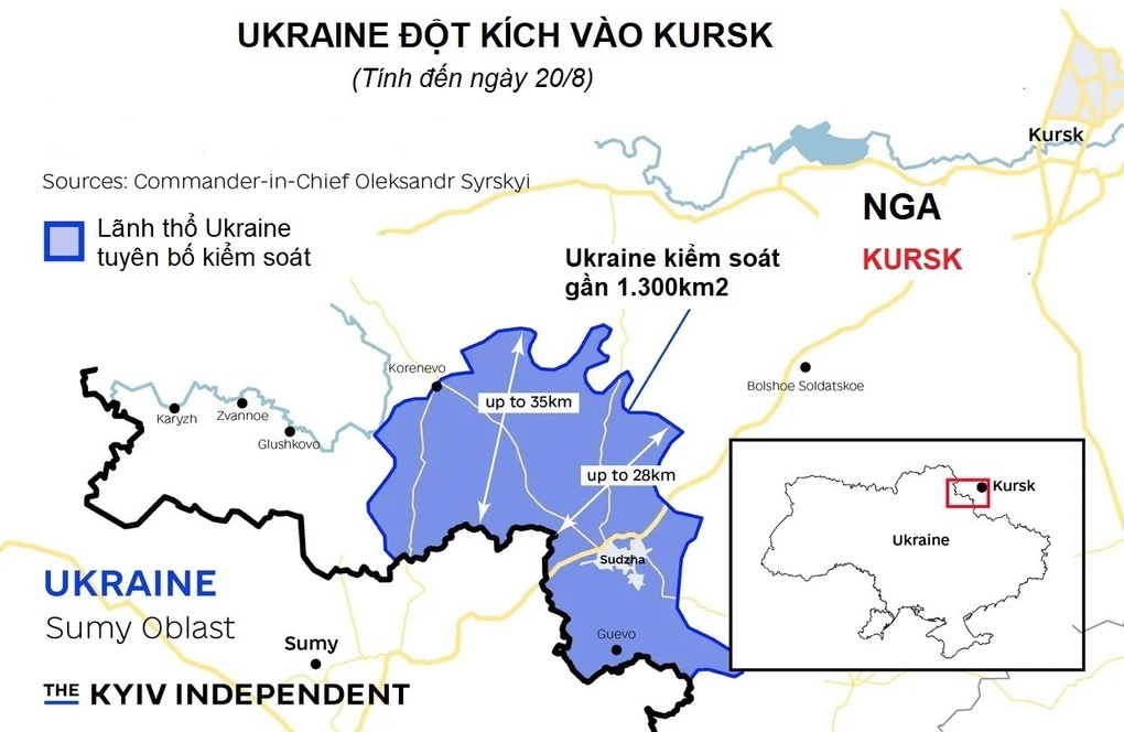 Nga hiệp đồng tác chiến, chặn hàng loạt mũi tiến công của Ukraine ở Kursk - 2 Nga hiệp đồng tác chiến, chặn hàng loạt mũi tiến công của Ukraine ở Kursk - 2