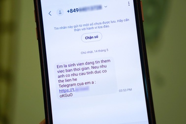 Tin nhắn gạ tình, lừa đảo vẫn xuất hiện tràn lan
