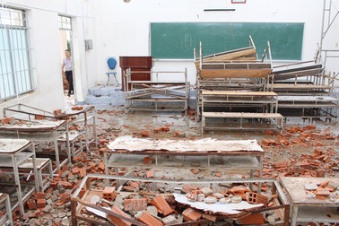 Trường Đại học Nha Trang thiệt hại 25 tỷ đồng vì bão Damrey