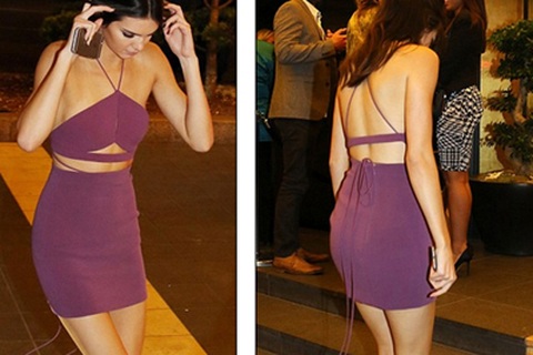 Em gái siêu mẫu của cô Kim khoe eo nhỏ xíu tại Cannes