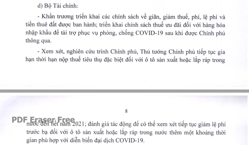Biệt đãi chính sách, cứu ngành ô tô trong nước trước đại dịch Covid-19 - 2