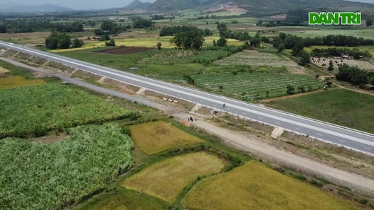 Mất đường đi, dân chui qua cống thoát nước của cao tốc để vào ruộng lúa