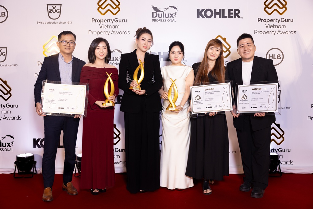 KITA Group ghi dấu ấn với 3 giải thưởng tại PropertyGuru Vietnam Property Awards 2025 - 1 KITA Group ghi dấu ấn với 3 giải thưởng tại PropertyGuru Vietnam Property Awards 2025 - 1