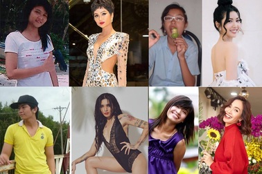 Sao Việt khoe ảnh “ngố tàu” gây choáng trong “Thử thách 10 năm”