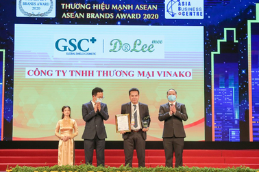 Hai nhãn hiệu mỹ phẩm GSC và Dr. Leemee đạt top 10 "Thương hiệu mạnh ASEAN"