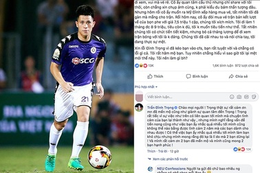 Tuyển thủ Đình Trọng tư vấn cho cặp đôi suýt tan vỡ vì hâm mộ mình thái quá