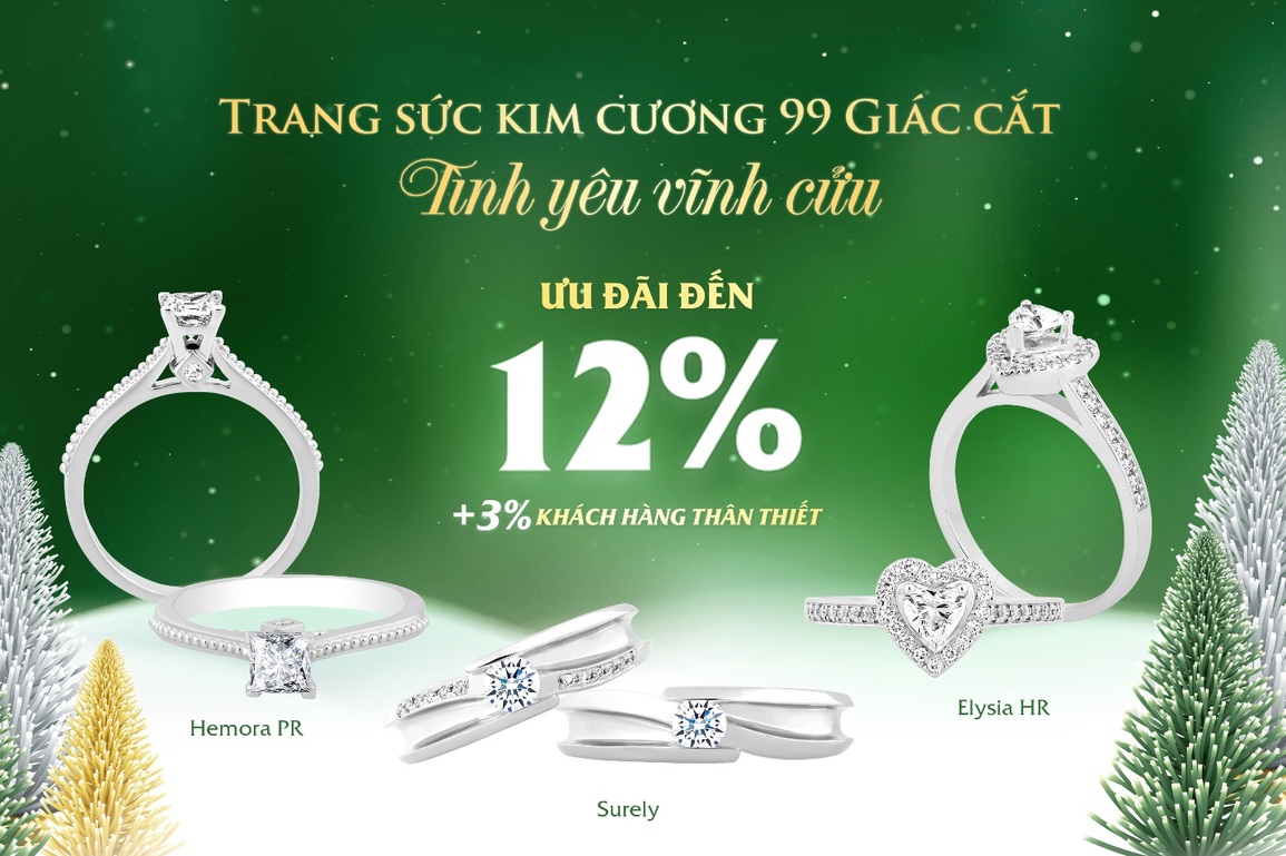Thế Giới Kim Cương ưu đãi khủng dịp Noel và chào năm mới 2022 - 5 Thế Giới Kim Cương ưu đãi khủng dịp Noel và chào năm mới 2022 - 5