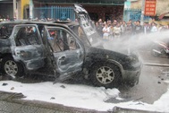 Hé lộ "nghi phạm" mới gây cháy xe hàng loạt