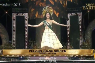 Phương Khánh tỏa sáng trong chung kết HH Trái đất