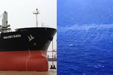 Phát hiện vệt dầu loang bất thường nơi tàu Vinalines mất dấu