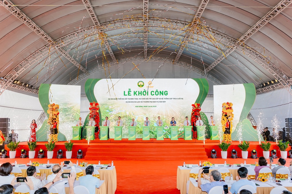 Sun Group khởi công Tổ hợp nghỉ dưỡng khoáng nóng hơn 21.000 tỷ đồng tại Hòa Bình - 1 Sun Group khởi công Tổ hợp nghỉ dưỡng khoáng nóng hơn 21.000 tỷ đồng tại Hòa Bình - 1