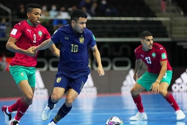 Futsal Thái Lan hòa kịch tính Morocco tại World Cup