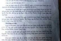 UBND tỉnh Trà Vinh chính thức thu hồi quyết định của chính mình!