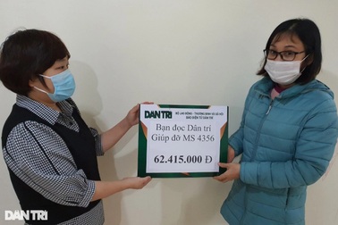 Bạn đọc Dân trí tiếp tục giúp đỡ chàng trai 5 lần mổ não hơn 62 triệu đồng