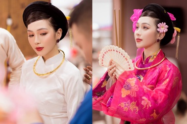 Hóa thân cô đồng đẹp hoàn mỹ, diễn viên trẻ phim VTV gây sốt mạng