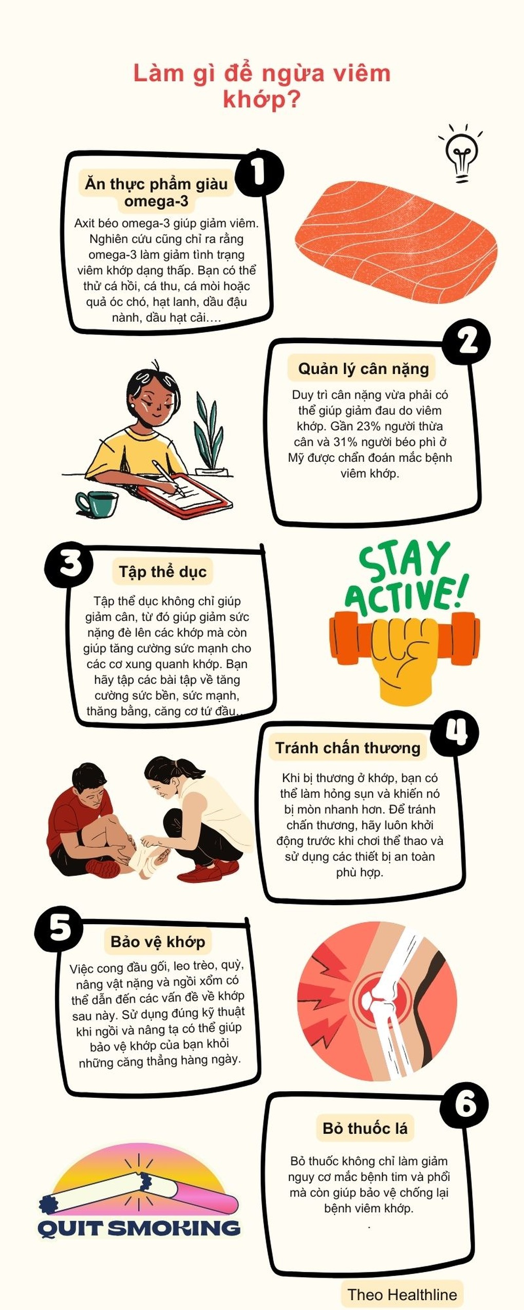 Làm gì để tương lai không bị bệnh đau khớp hành hạ? - 2 Làm gì để tương lai không bị bệnh đau khớp hành hạ? - 2