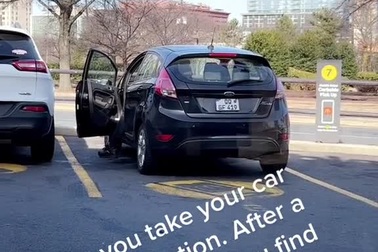 Xôn xao câu chuyện nhân viên sửa xe lái ô tô của khách đi mua đồ ăn