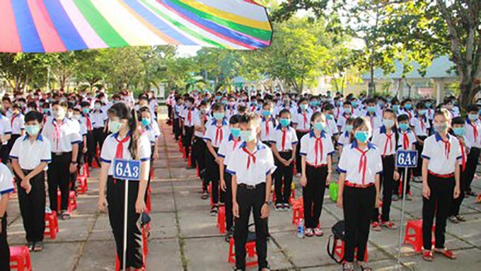 Ngày 22/2: Hơn 30 tỉnh thành đón HS trở lại trường, thực hiện các phương pháp phòng dịch - Ảnh 1.