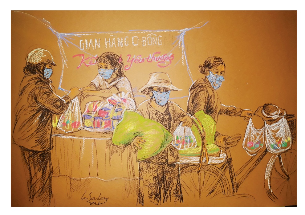 Sài Gòn đau bệnh nhưng vẫn đẹp hút hồn qua từng nét vẽ - 1 Sài Gòn đau bệnh nhưng vẫn đẹp hút hồn qua từng nét vẽ - 1